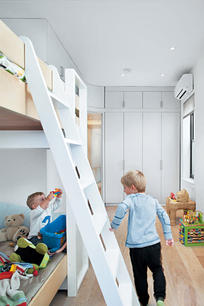 Modern Built-In Bunks