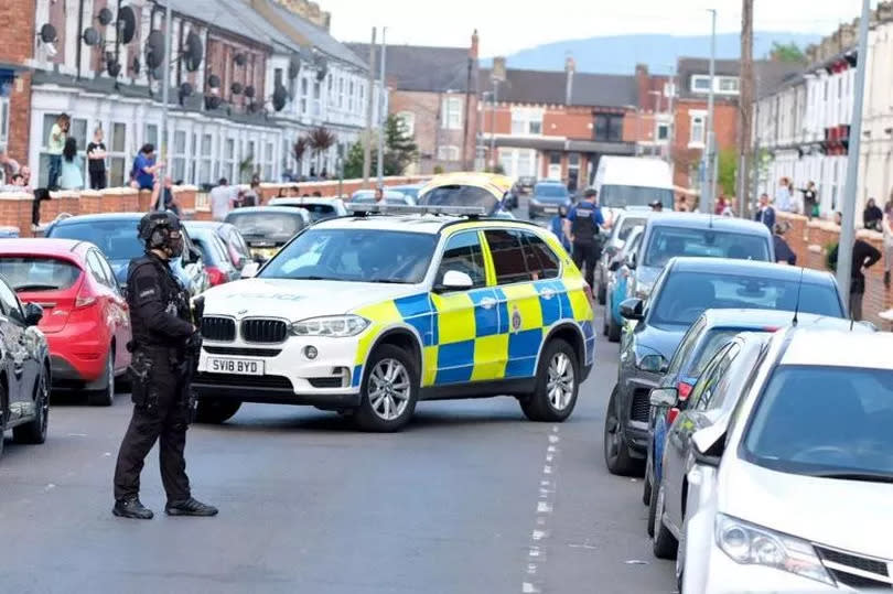 Picture from a previous incident in Granville Road, Middlesbrough