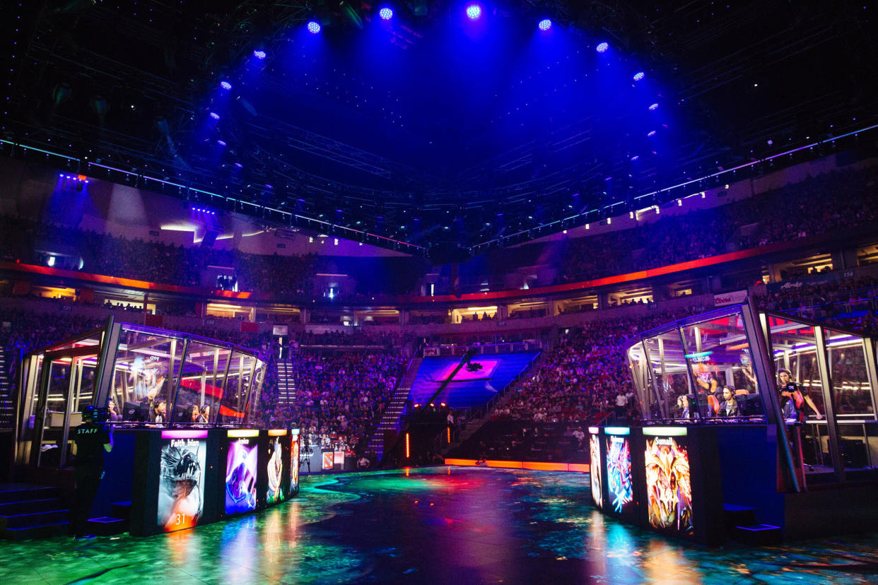 The International 2016 was hosted in Key Arena in Seattle. (Valve)