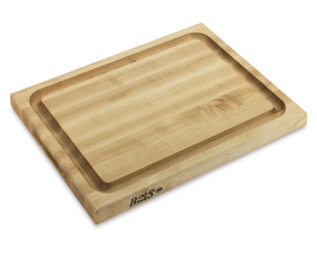 Thirteen Chefs Cutting Board - Large, Portable 12 x 9 inch Acacia Wood Cutting Board for Plating, Charcuterie and Prep