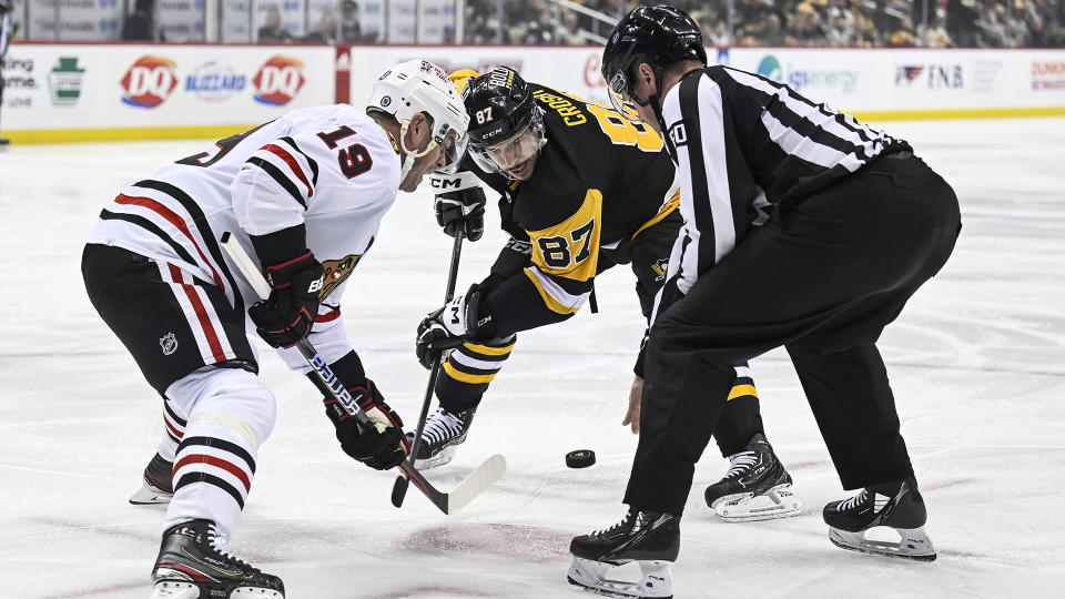 The Penguins' loss to the bottom-feeding Blackhawks in the final week of the regular season has had a ripple effect on the NHL playoffs. (Photo by Jeanine Leech/Icon Sportswire via Getty Images)