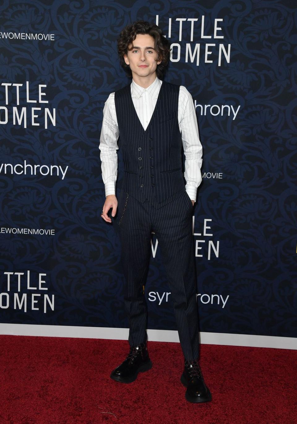 <p>Little Women sees Timothée Chalamet playing a love interest in a conflicted 1860s America. Real life sees Timothée Chalamet playing a love interest in 2019 wearing all the best bits of a conflicted 1860s America (and you can thank Alexander McQueen).</p>