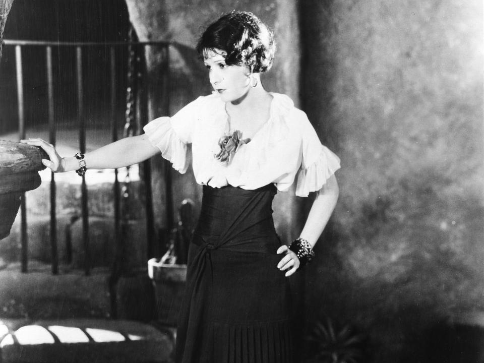 Actress Norma Talmadge in "The Dove"