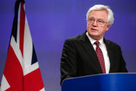 <p>Mr Davis has always presented the optimistic ‘can do’ face of Brexit, even when staring at the most daunting obstacles to an orderly withdrawal, such as the highly complex issues surrounding the Northern Irish border.<br>Mr Davis said the progress made in talks with Brussels meant it was now ‘incredibly probable, very, very highly probable’ that there would be a final deal. (Getty) </p>