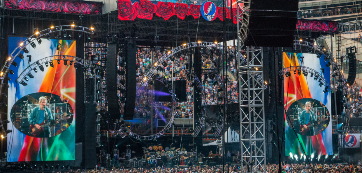 The stage at Fare Thee Well: Celebrating 50 Years of the Grateful Dead