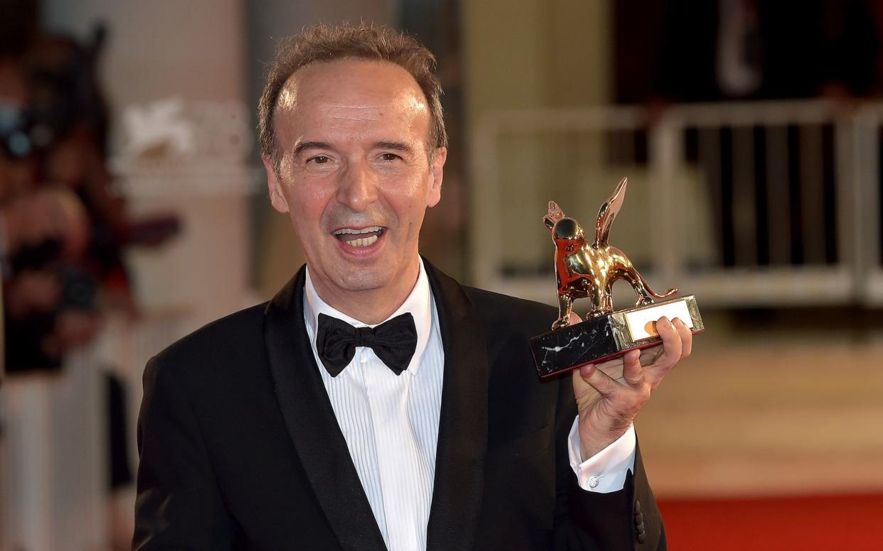 Der italienische Regisseur Roberto Benigni wurde in Venedig für sein Lebenswerk geehrt. (Bild: 2021 Dominique Charriau/WireImage/Getty Images)