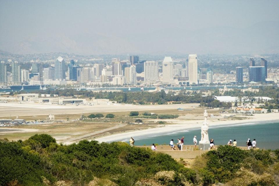 26) Take in the city skyline at Cabrillo National Monument.