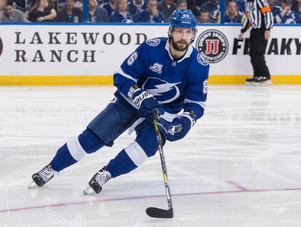 Nikita Kucherov was the first early MVP candidate, but there are many more now. (Getty Images)