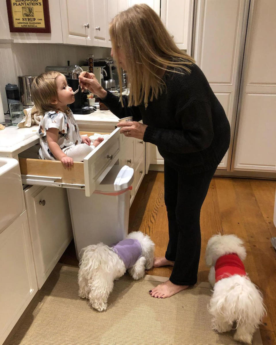 Barbra Streisand with Her Granddaughter Westlyn