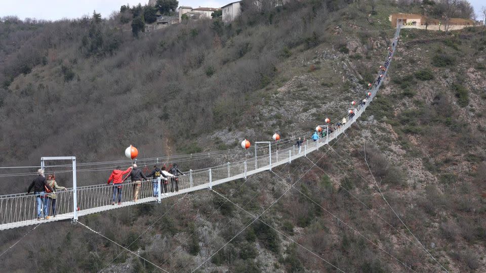 Crossing the bridge will take 30-45 minutes. - Gianluigi Basilietti/EPA-EFE/Shutterstock