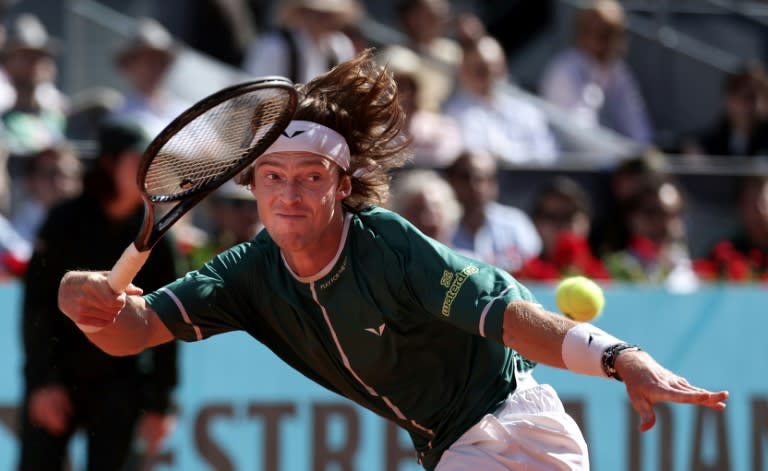 Russia's Andrey Rublev beat American Taylor Fritz to reach the Madrid Open final (Thomas COEX)