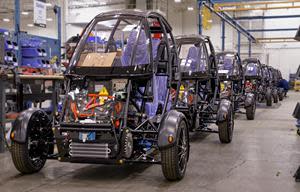 Arcimoto Assembly Line in Eugene, Oregon