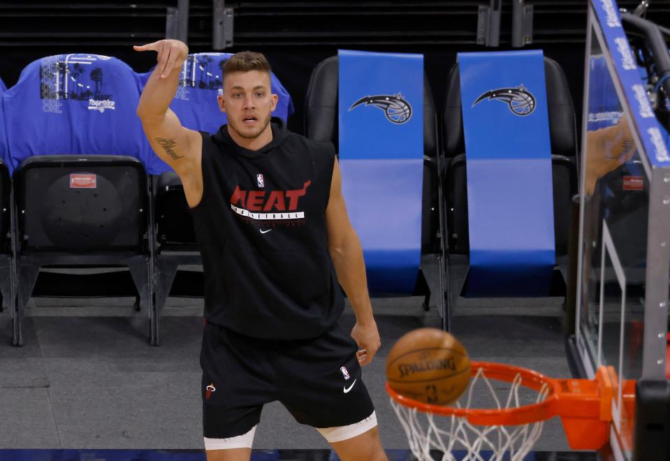 Meyers Leonard, recently signed by the Bucks to a 10-year contract, talked to the media Wednesday about his suspension for using an antisemitic remark and injuries.