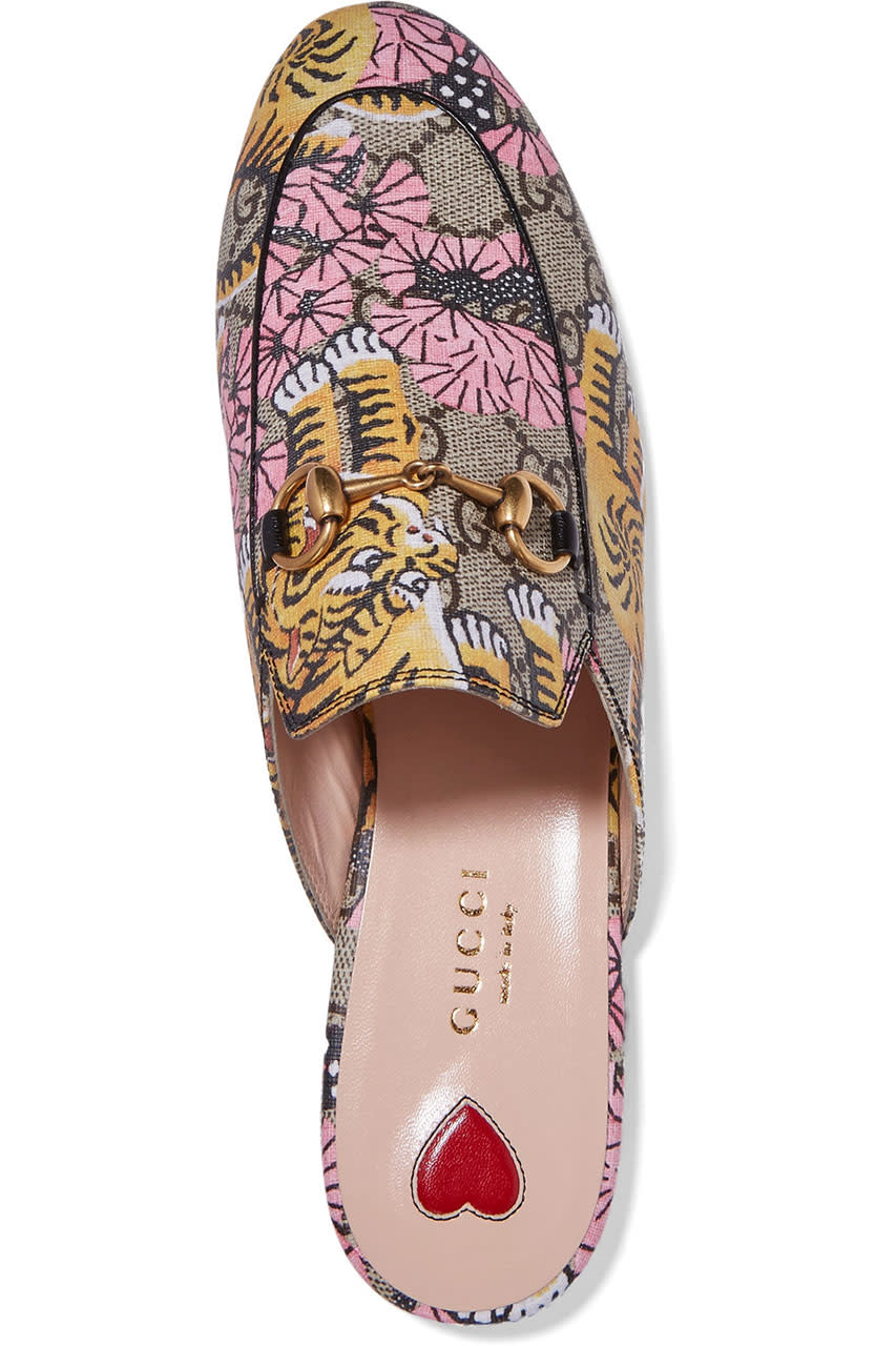 <p>Lisa Aitken, Retail Fashion Director Net-A-Porter><span>"</span><span>A simple Gucci Princeton loafer became one of the best ways to add a bit of irreverence to an otherwise polished look. On the other hand, we've also sold the Gucci Princeton loafer in jacquard and velvet, amongst other fabrics, and it allows you to dress up a simple t-shirt and jeans. We can barely keep them in stock!”</span> </p>