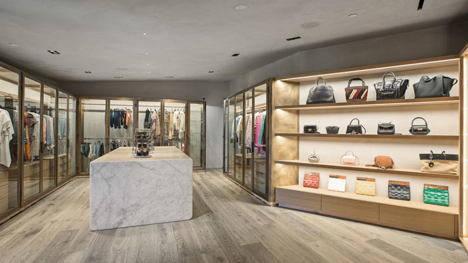 One of the walk-in closets - Credit: Photo: Anthony Barcelo