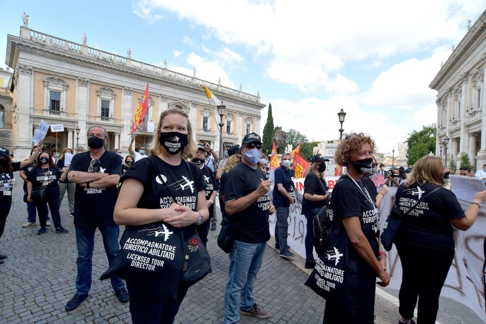 Italy tourism protest