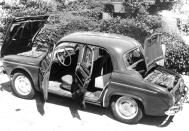 <p>Following a lull in interest in electric vehicles, upstart automaker Henney Motor Company launched its four-door Kilowatt, which was heavily based on the tiny Renault Dauphine. The Kilowatt was offered for both the 1959 and 1960 model years and, although it did not last long, it was the first EV that could travel at higher speeds; the 1960 model was capable of 60 mph.</p>