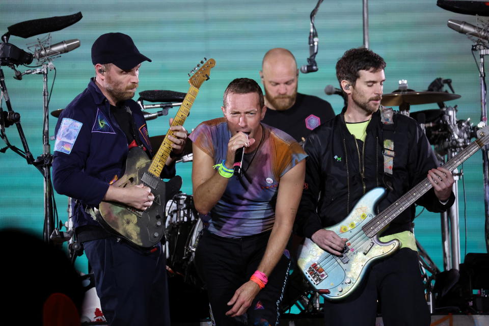 Coldplay gehören zu den Künstlern, die die Petition unterzeichnet haben (Bild: REUTERS/Mario Anzuoni)