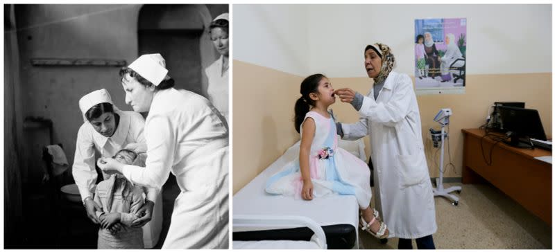 The Wider Image: Side by side, glimpses of Palestinian refugee camps then and now