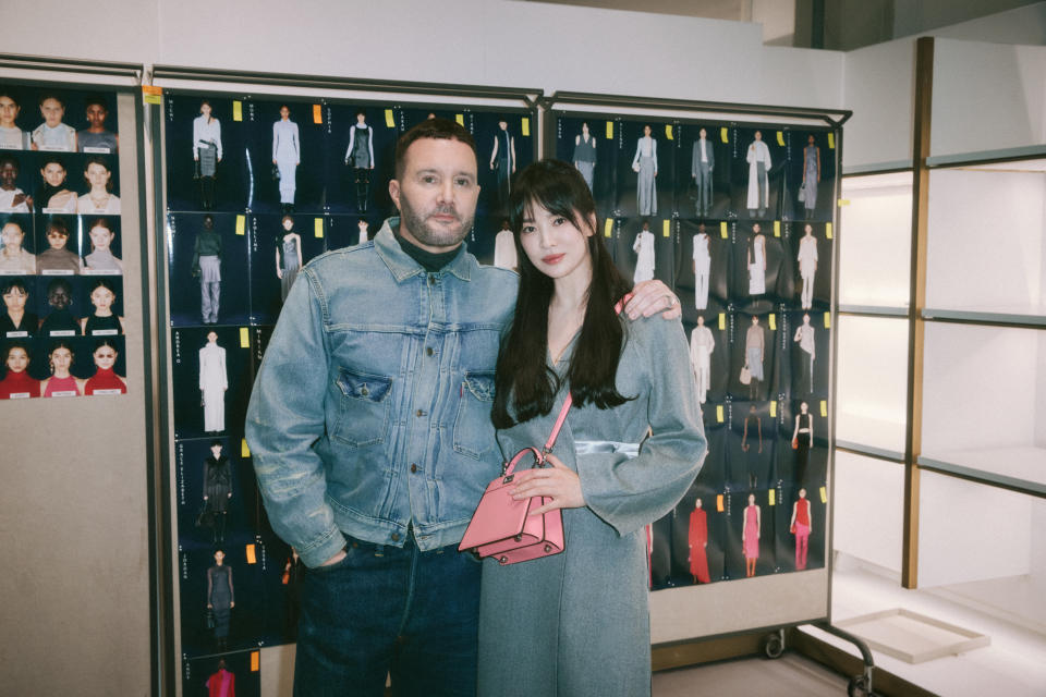 Kim Jones and Song Hye-kyo. (PHOTO: Fendi)