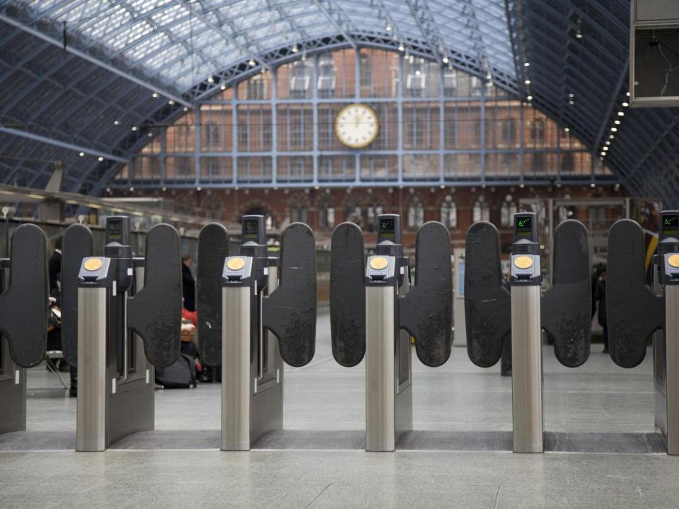 Railway ticket barriers could soon be replaced with digital technology that detects you're there: Getty