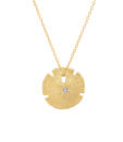 <p>Elisabeth Bell sand dollar necklace, $475, <a rel="nofollow noopener" href="https://elisabethbelljewelry.com/collections/necklaces/products/sand-dollar" target="_blank" data-ylk="slk:elisabethjewelry.com;elm:context_link;itc:0;sec:content-canvas" class="link ">elisabethjewelry.com</a> </p>