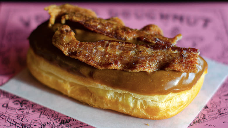 Bacon Maple Bar Voodoo Doughnut