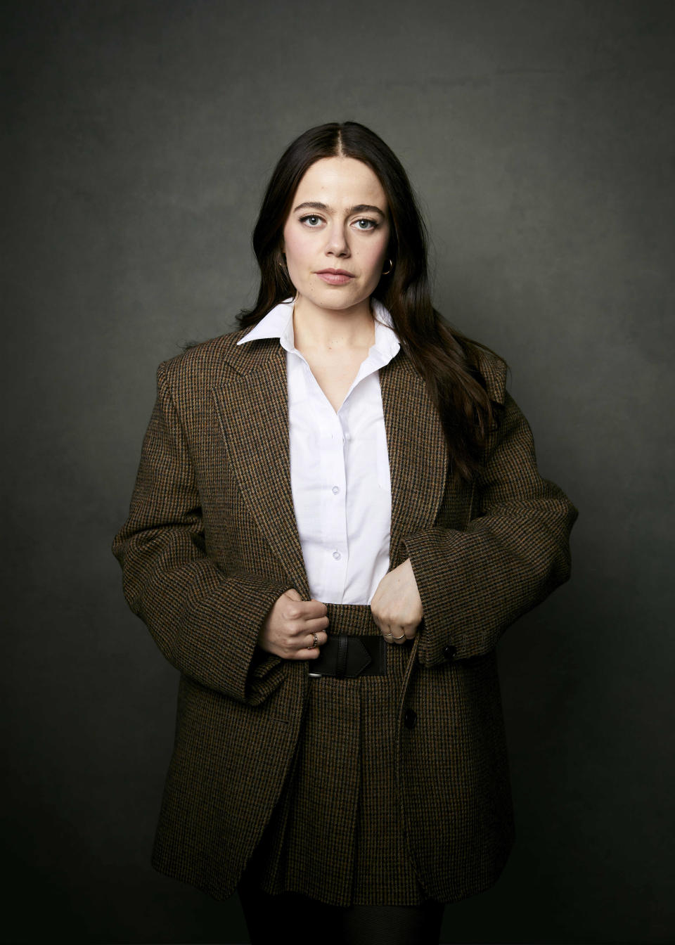 Co-director and actor Molly Gordon poses for a portrait to promote the film "Theater Camp" during the Sundance Film Festival on Friday, Jan. 20, 2023, in Park City, Utah. (Photo by Taylor Jewell/Invision/AP)
