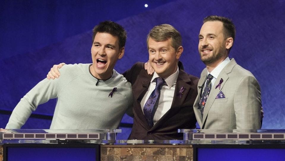 James Holzhauer, Ken Jennings and Brad Rutter competed in ABC's "Greatest of All Time" tournament for the winningest "Jeopardy!" players in January 2020.