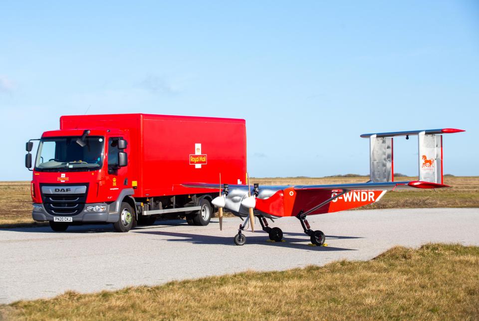 Royal Mail drone (PA Media)