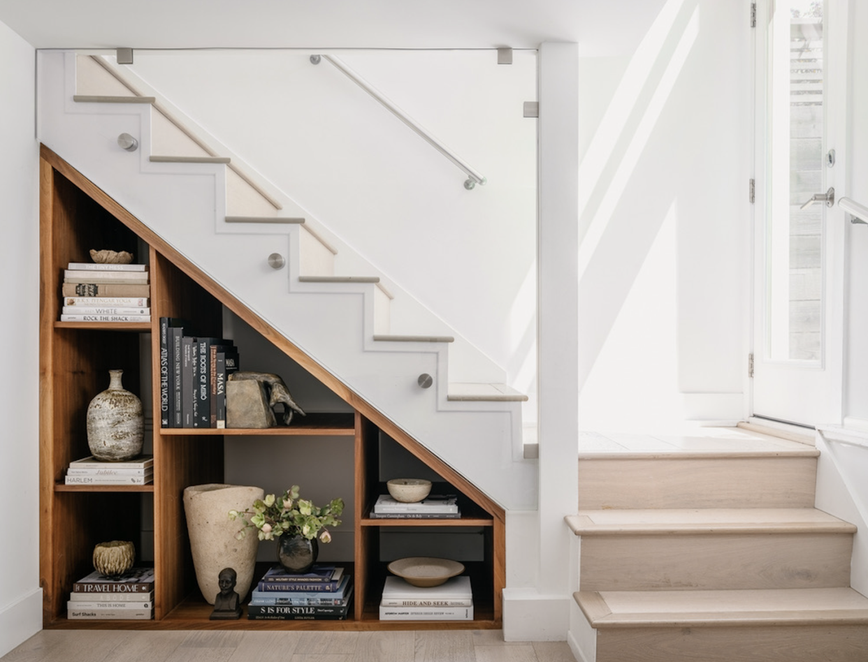 under staircase storage