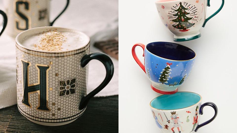 These mugs are classic and adorable.