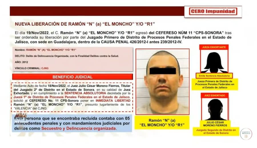 mejía liberación CJNG