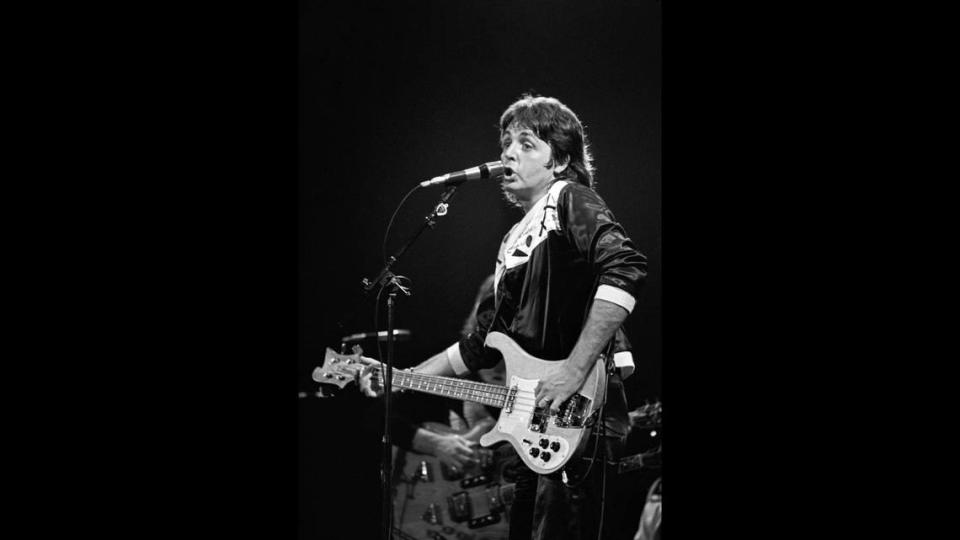 Paul McCartney and Wings played their first ever North American concert on May 3, 1976 at the Tarrant County Convention Center. Among the five Beatles classics played during the 29-song set, were “Lady Madonna,” The Long and Winding Road,” and “Blackbird.”