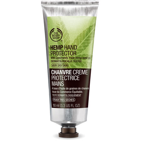 <p>If you can get past the smell, this Body Shop classic has a long-running history for dealing with Canadian hands thanks to the hemp seed oil-infused formula. <i>(<a href="http://www.thebodyshop.ca/en/men-product/mens-view-all/hemp-hand-protector.aspx?utm_source=GoogleShopping&utm_medium=sem_gen&utm_campaign=060414_Generic&utm_term=Textlink&utm_content=Q42015&cvosrc=cse.google.89356&cvo_campaign=060414&cvo_crid=73610500697&mr:referralID=e3a62b32-a290-11e5-a824-0050569406b5" rel="nofollow noopener" target="_blank" data-ylk="slk:The Body Shop;elm:context_link;itc:0;sec:content-canvas" class="link ">The Body Shop</a>, $20)</i> </p>