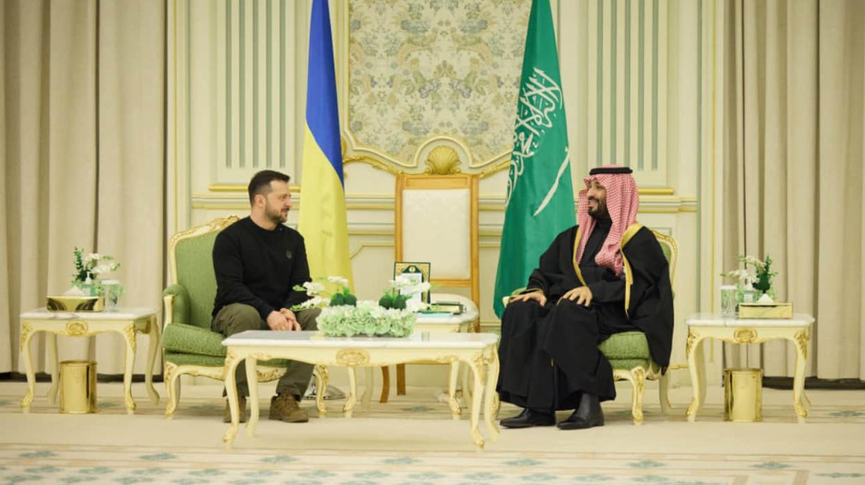 Volodymyr Zelenskyy and Mohammed bin Salman Al Saud, Crown Prince and Prime Minister of Saudi Arabia. Photo: Office of the President