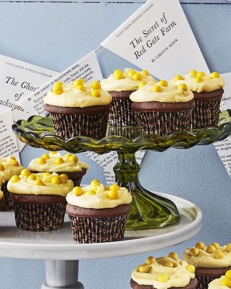 Something-to-Hide Devil's Food Cupcakes
