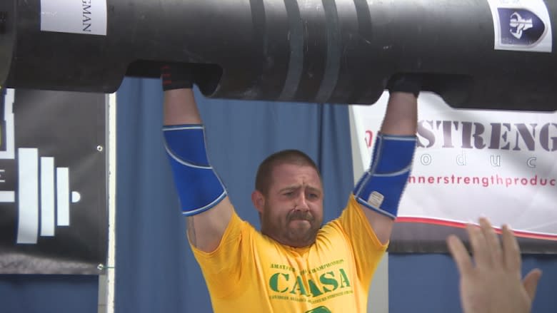 'We train our butts off': Competitors vie for strong man and strong woman titles