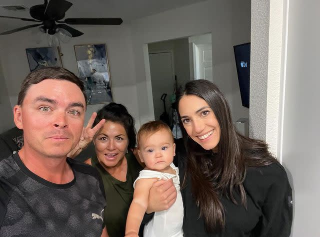 <p>Rickie Fowler Instagram </p> Rickie Fowler with his mom Lynn Fowler, wife Allison Stokke Fowler and daughter Maya Fowler.