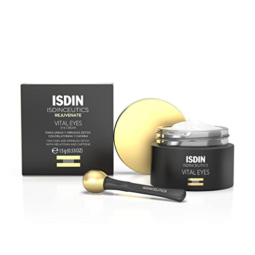 ISDIN Isdinceutics Vital Eyes - Night Eye Cream for Wrinkles Formulated with Melatonin, Cooling Applicator Included (AMAZON)
