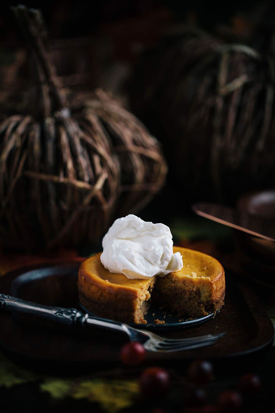 Mini Pumpkin Cheesecake Tarts