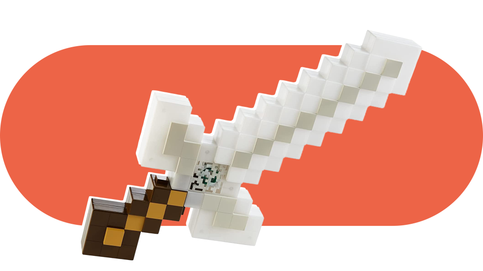 Minecraft toys for kids: A light-changing and sound-making sword