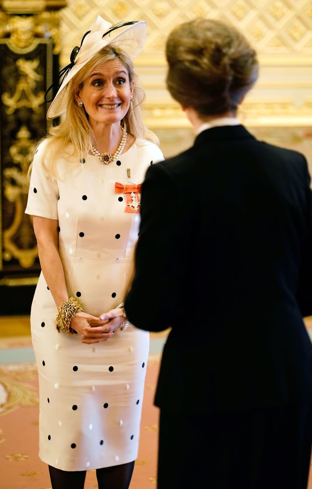 Cressida Cowell is made a MBE (Member of the Order of the British Empire) by the Princess Royal (Aaron Chown/PA) (PA Wire)
