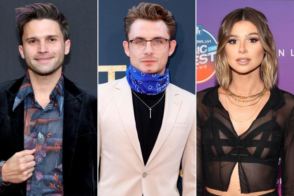 Tom Schwartz, James Kennedy, Raquel Leviss