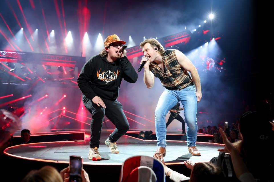 Morgan Wallen and HARDY perform