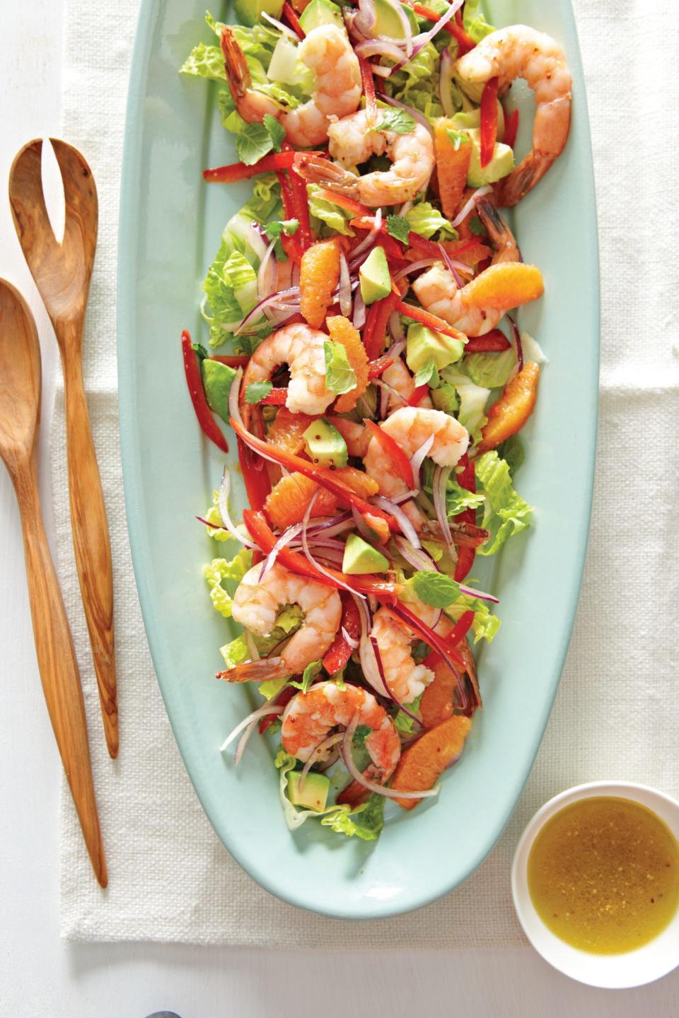 Marinated Shrimp Salad with Avocado