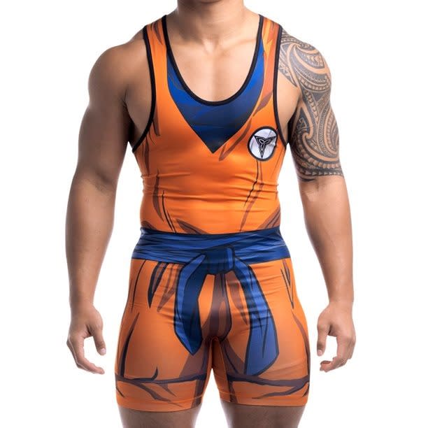 dragon ball z weightlifting singlet