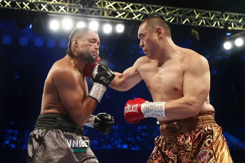 Tyson Fury offered to train Joe Joyce [L] before his second defeat to Zhilei Zhang