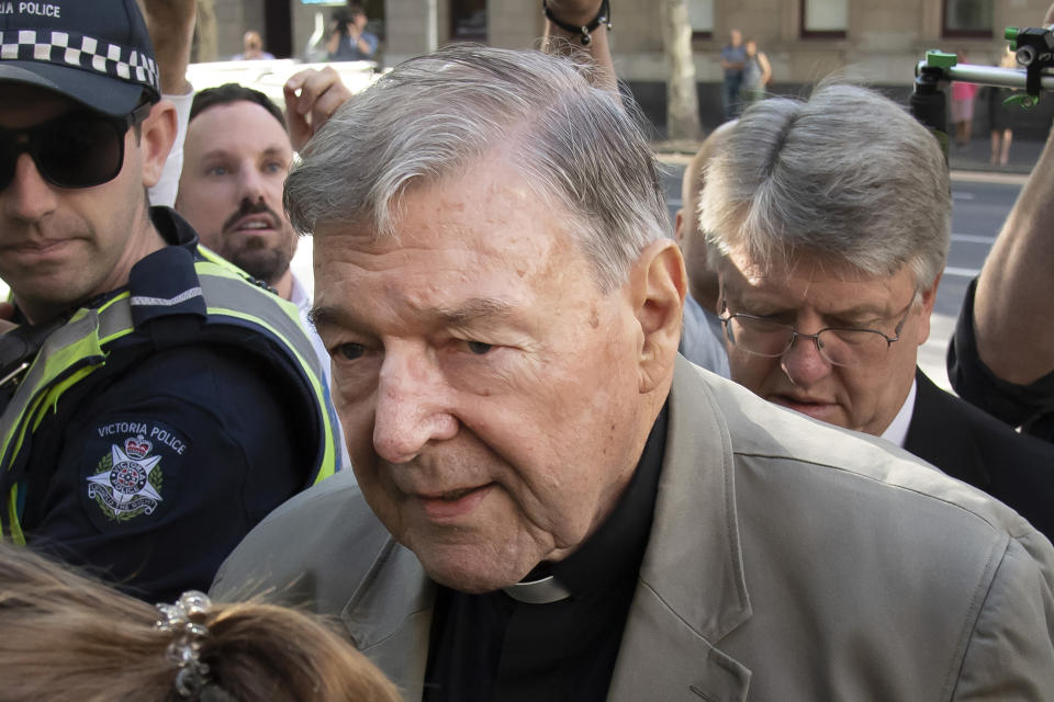 Australia's highest court on Tuesday has dismissed the convictions of the most senior Catholic found guilty of child sex abuse. Source: AP