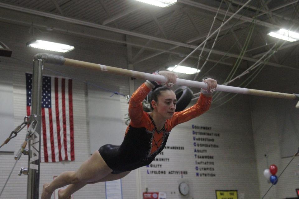 The Section 1 Gymnastics Championship meet took place at Anne M. Dorner Middle School in Ossining on Feb 6, 2020.